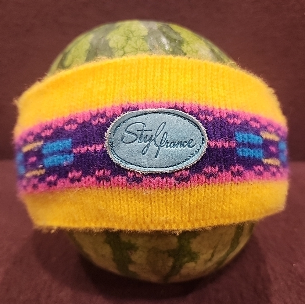 StylFrance Yellow Acrylic Headband